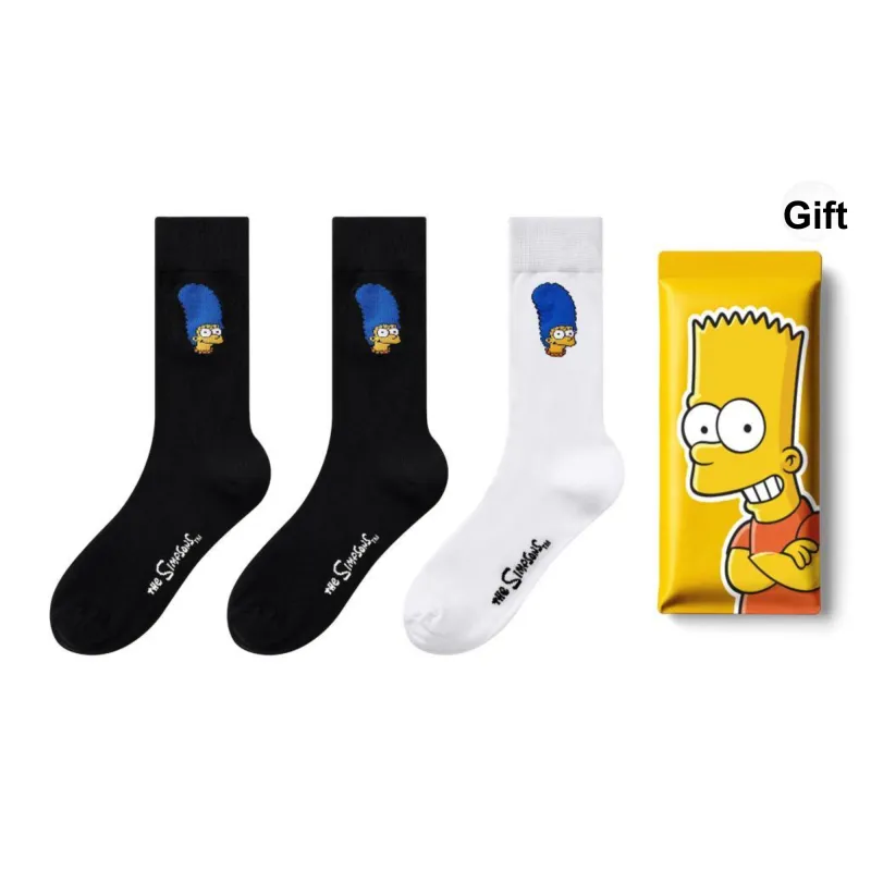 The Simpsons Mid Calf Socks Unisex Shopping Bag 3 Pack-6