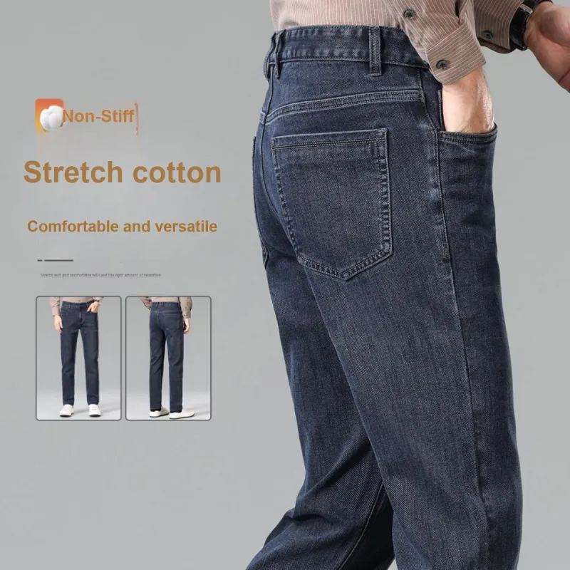 Red bean Jeans Men Dark Blue-2