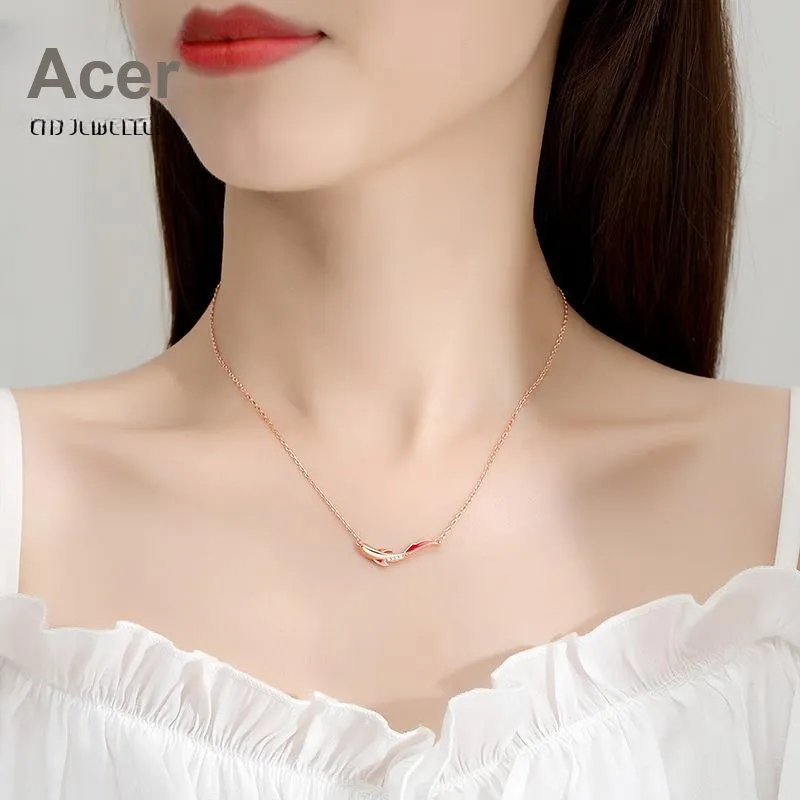 CHAOHONGJI S925 Silver Necklaces Women's-3