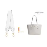 [One Shoulder]Glacier White 3.8cm Width 65cm+Free Modified Buckle