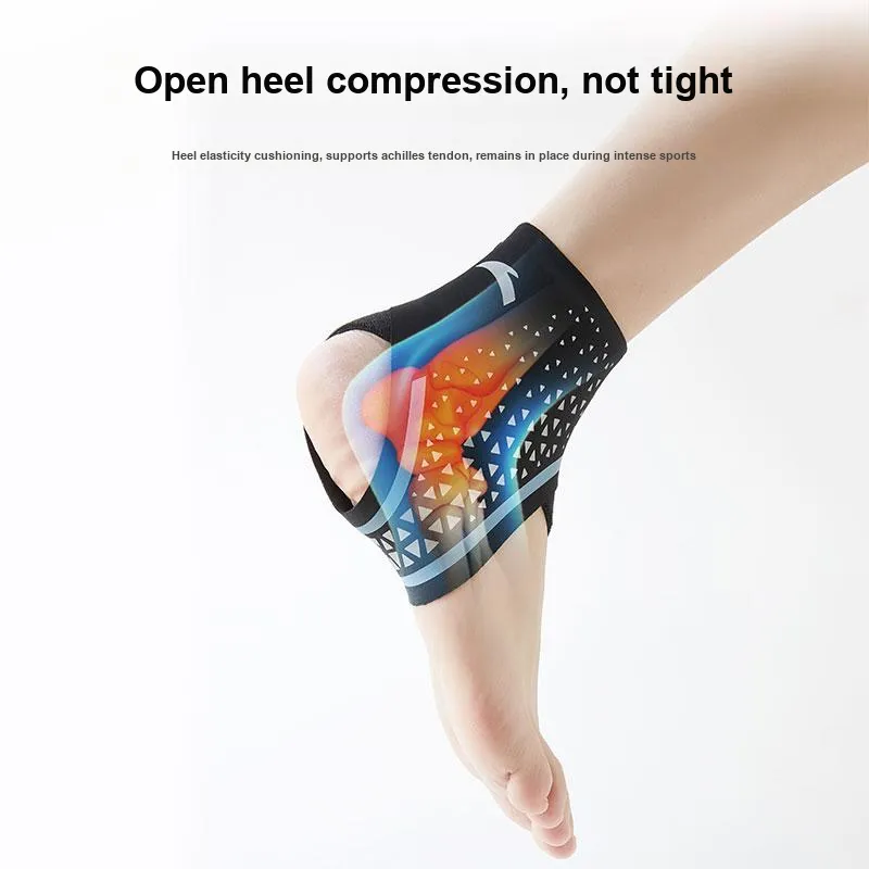 Anta Ankle Braces Soccer Basketball Running Cycling Unisex Polyamide Polyester Elastane-2