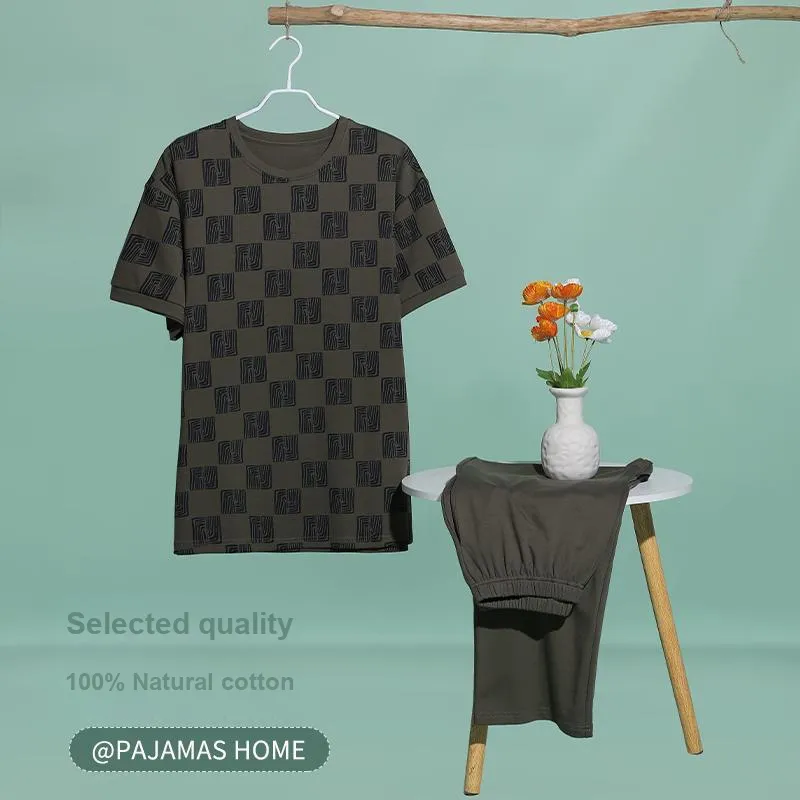 NOME Spring Summer Pajama Set Men's-7