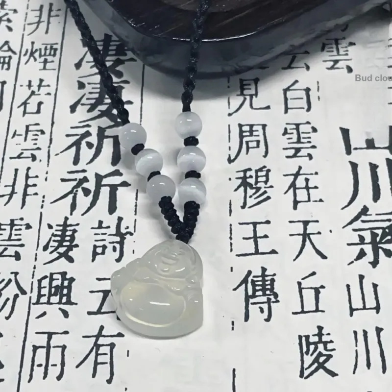 JIACUIYUN Glass Cat Eye Necklaces Unisex-2
