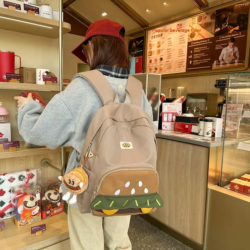 Teddy Bear Collection Nylon Backpack Regular Women's Multicolor-14