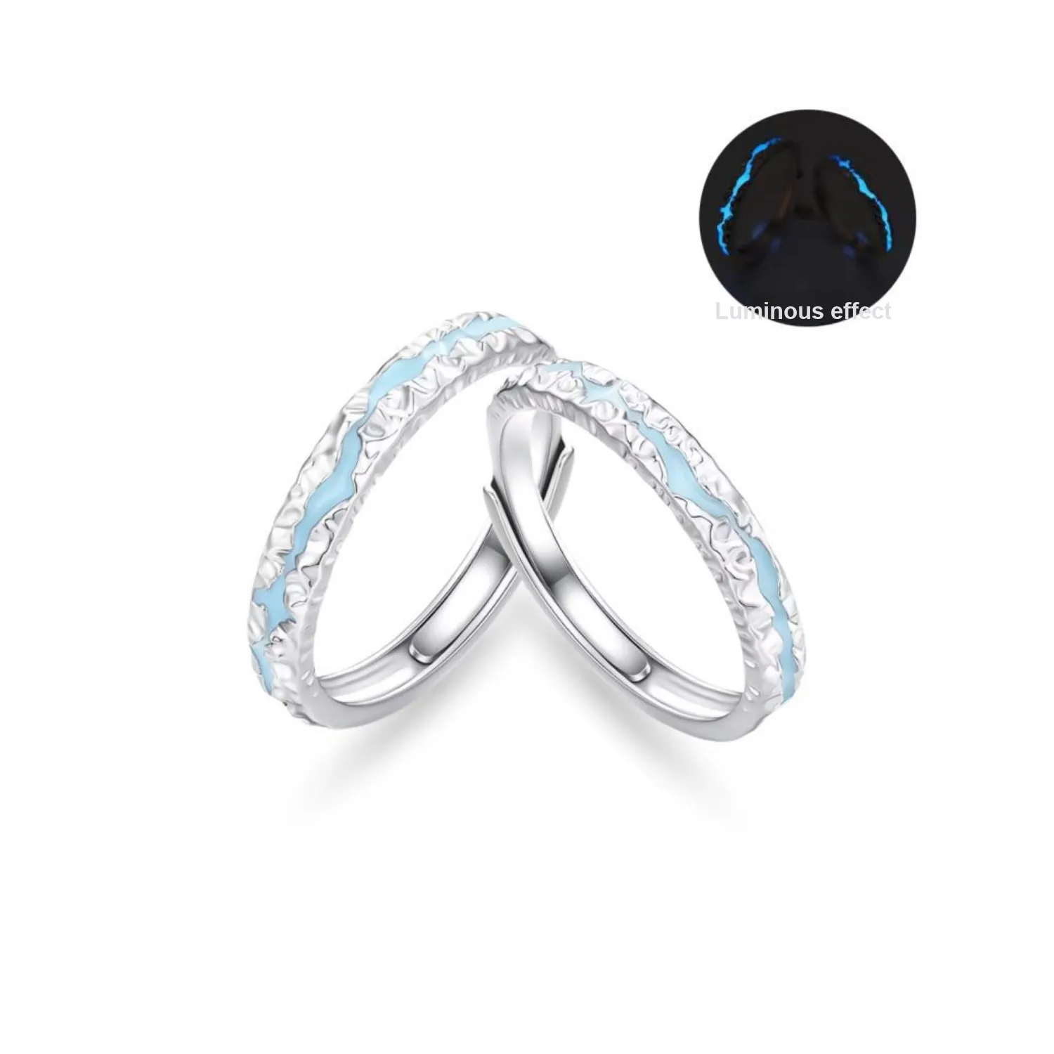 SINO GEM S925 Silver Rings Unisex
