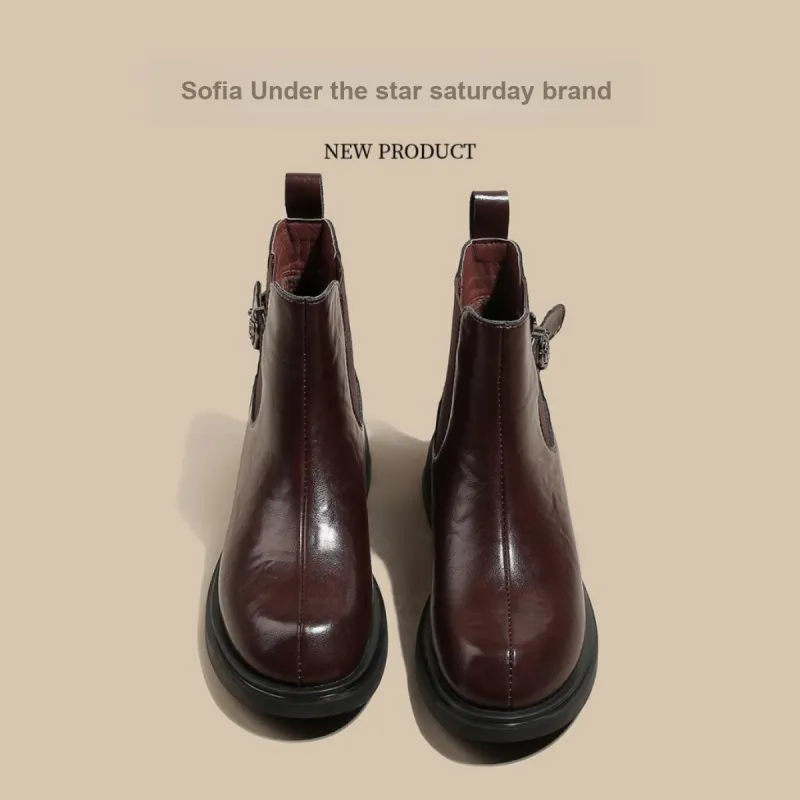 Safiya Short Chelsea Boots Women's-7