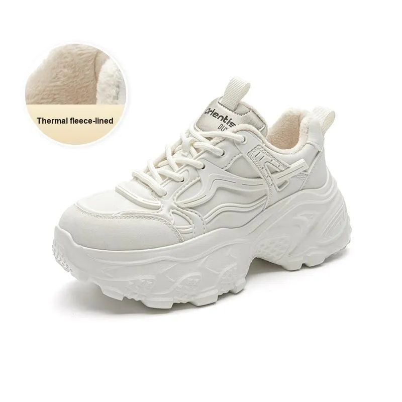 DUSTO Cushioning, Slip Resistant, And Abrasion Resistant Low Top Chunky Sneakers Women's-11
