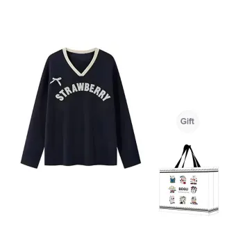 BDGU T-Shirts Women's Blue Shopping Bag Included