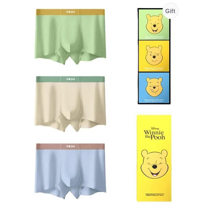 Disney Winnie The Pooh Series Underpants Men's 3 Pack-8