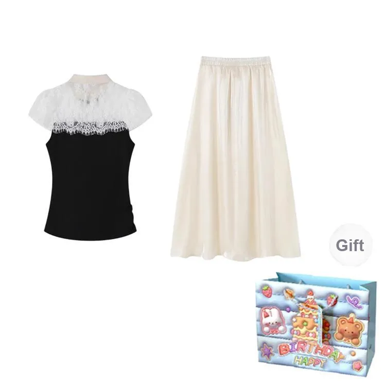 BRASS SCOUT Two Piece Skirt Sets Women's-1