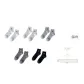 White-Milk White-Light Gray-Dark Gray-Black