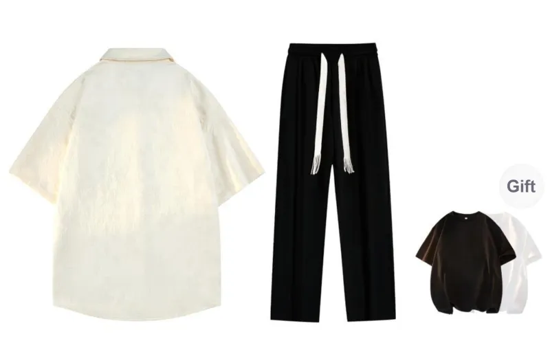 LA'T.WEEKEND Shirt Matching Set Unisex-17