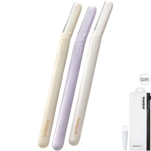 Goodgudi Trendy 3 Colors Eyebrow Razor