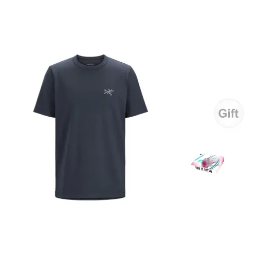 Arcteryx T-Shirts Men Blue And Black+Free Gift Box