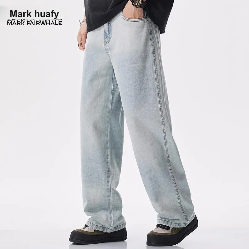 FAIRWHALE Jeans Unisex Light Blue-3