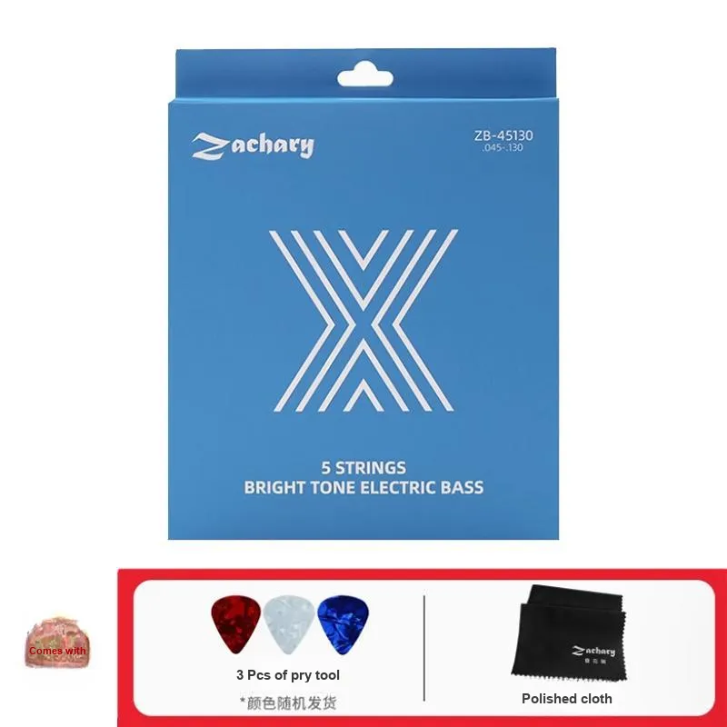 ZACHARY ZB-45105 ZB-45130 Anti-Rust Coating Electric Bass Strings Musical Instrument Accessories-1