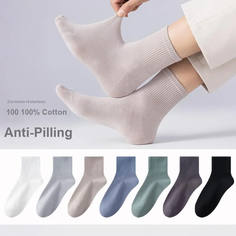 MIIOW Mid Calf Socks Unisex 5 Pack-7