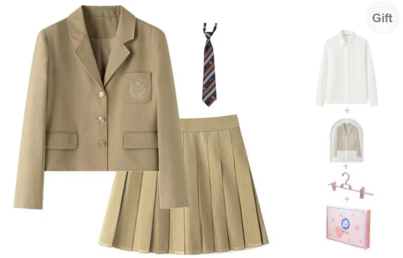 Tokyo Season Business Suit Women's Gift Box Set Khaki-2
