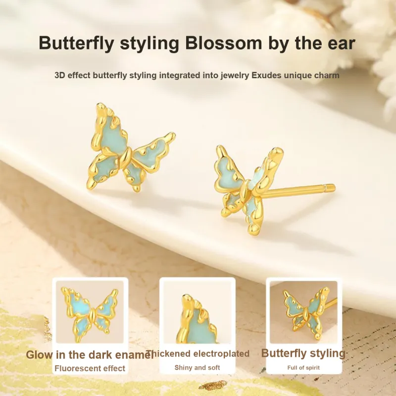 SEVEN COOK S925 Silver Stud Earrings Women's-3