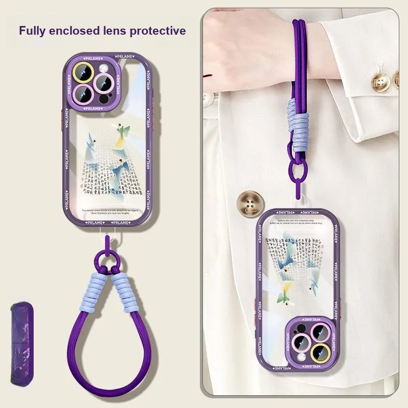 Sen Dog Acrylic Material Transparent Backpack Style Phone Cases Applicable To IPhone15Promax/Pro/Plus/14/13/12-31