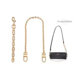 Gold-Tone (Decorative Chain 40cm+Pig Nose Chain 19cm)