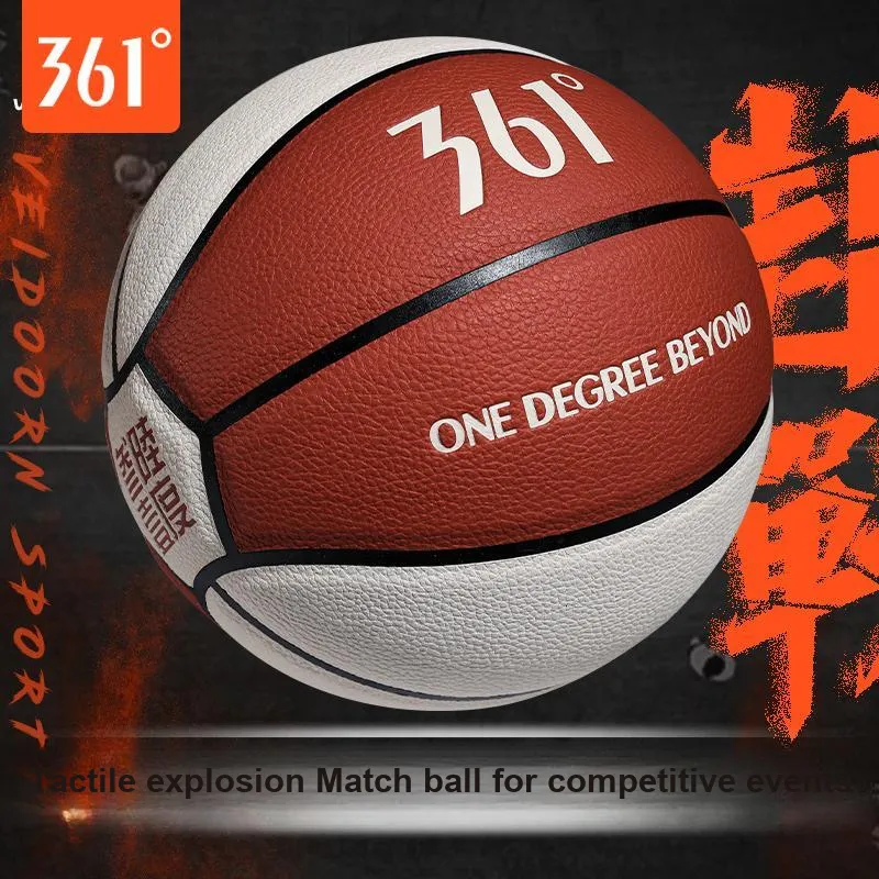 361° PU Basketball Red White Gale Size 7 Training Unisex-2
