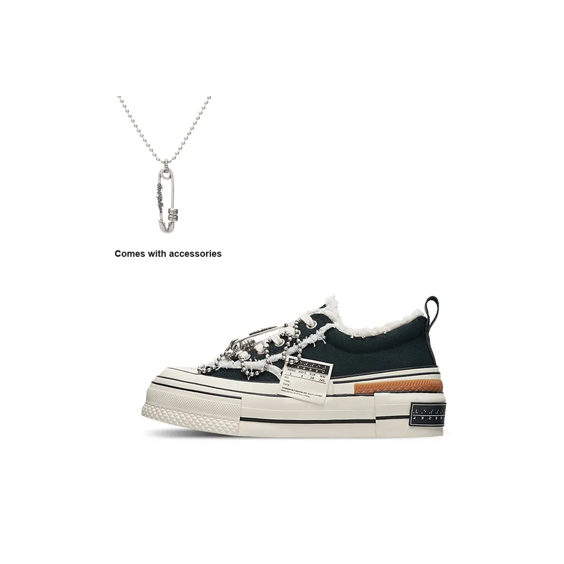 XVESSEL Tiramisu Series Canvas Shoes Unisex Low Top White