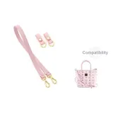 Pink Gold Buckle Shoulder Strap+Abrasion-Resistant Buckle