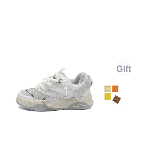 TCELLARS Низкие кроссовки для скейтбординга унисекс цвет жемчужно-белый