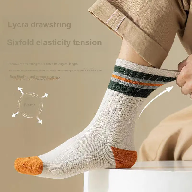 Miguel Mid Calf Socks Men's Combo Set-28