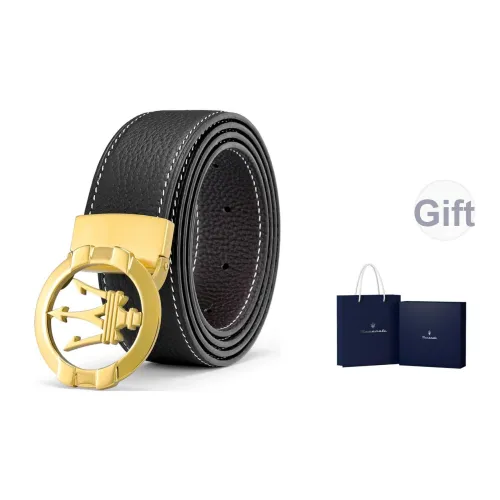 Maserati Ремни из натуральной коровьей кожи мужские ширина 3,4 см