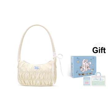 VANWALK Nylon Polyester Baguette Underarm Shoulder Bag Regular Women's Blue/Gray/White/Yellow
