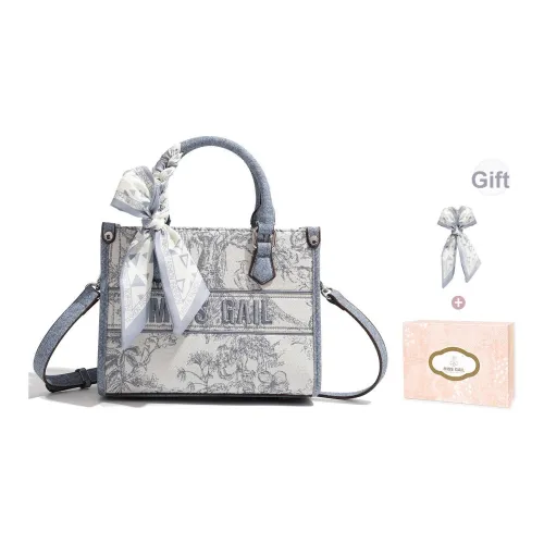 MISS GAIL Сумка через плечо из синтетической кожи сумка обычного размера женская синяя