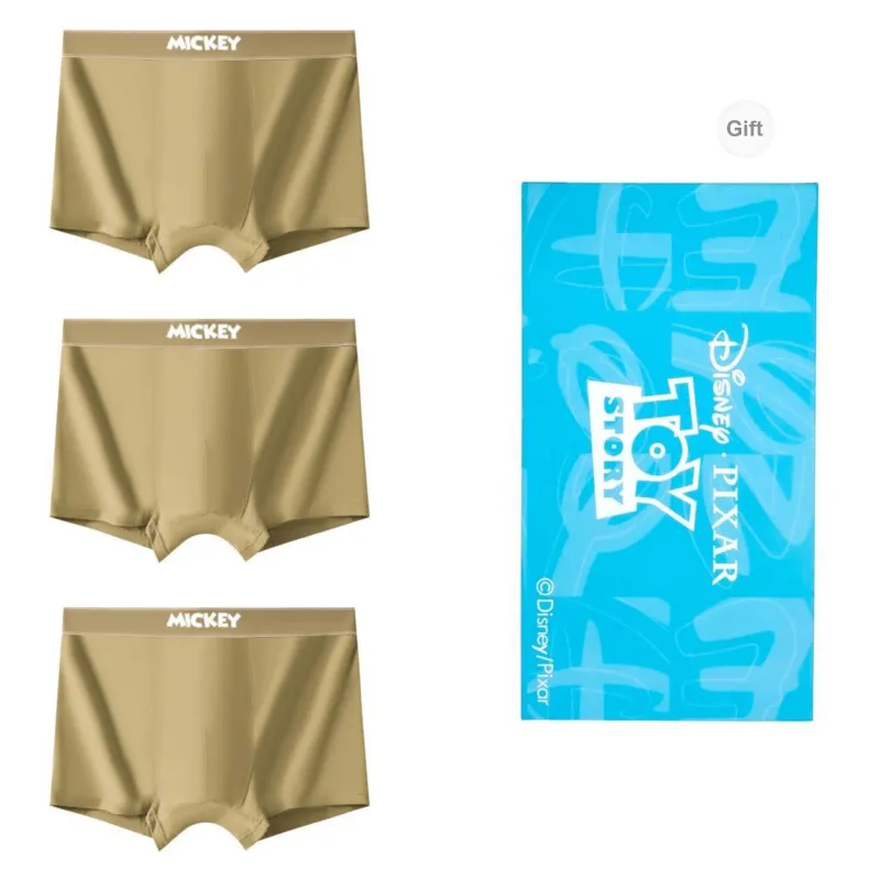 Disney Mickey Series Underpants Men's Shopping Bag 3 Pack-9