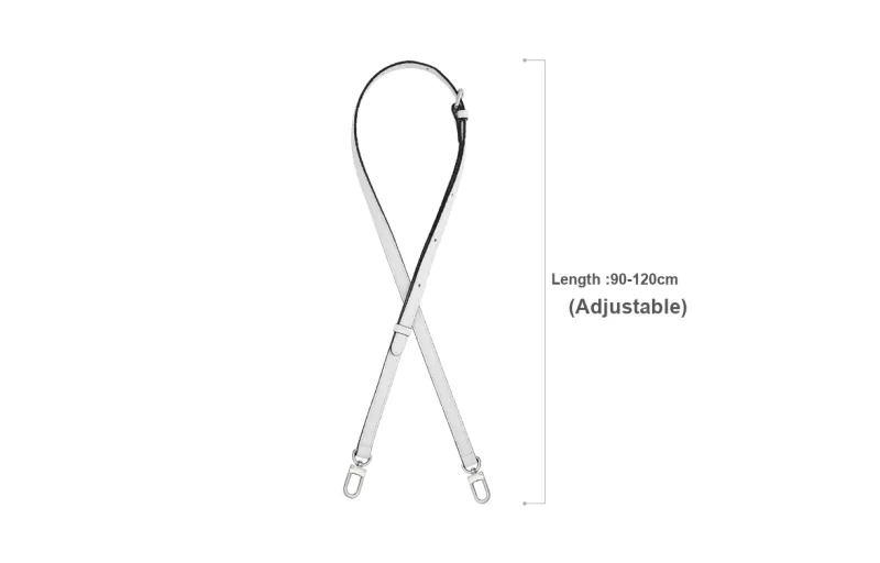 Lan Bao Fan Microfiber, Polyurethane Bag Strap Women's Black-8