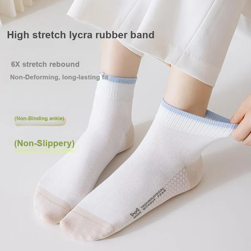 MIIOW Cool One Summer Series Mid Calf Socks Unisex Combo Set-5