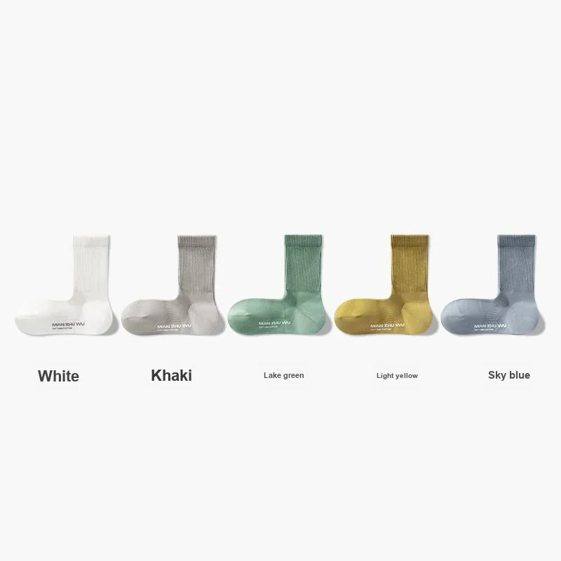 B&C.Room 2023 Fall Crew Socks Men's 5 Pack-19