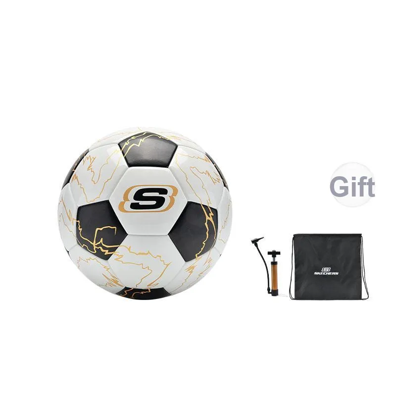 Skechers Size 5 Ball Soccer PU Seamless Thermal bonding Unisex Black White-6