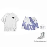 Icebreaker High-Performance Shorts-White+White (Random Style)+Comes with Random Sports Socks