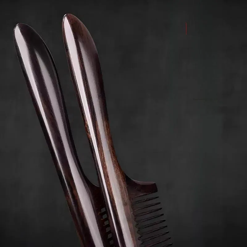 XIXIZI Ebony Comb High End Gift Box Fine Tooth Comb Hair Care-4