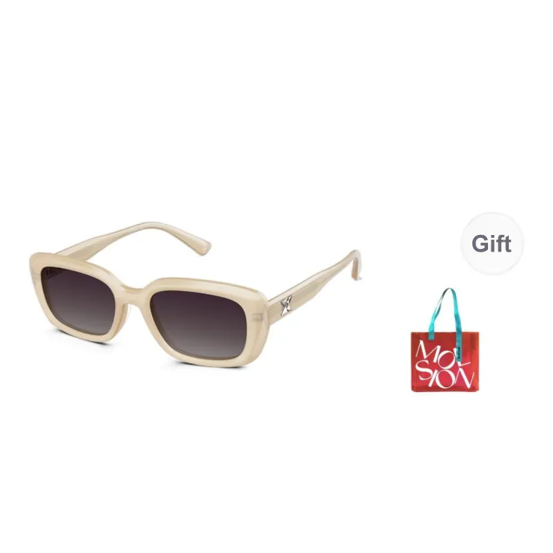 MOLSION Plate Frame Square Sunglasses Unisex-15