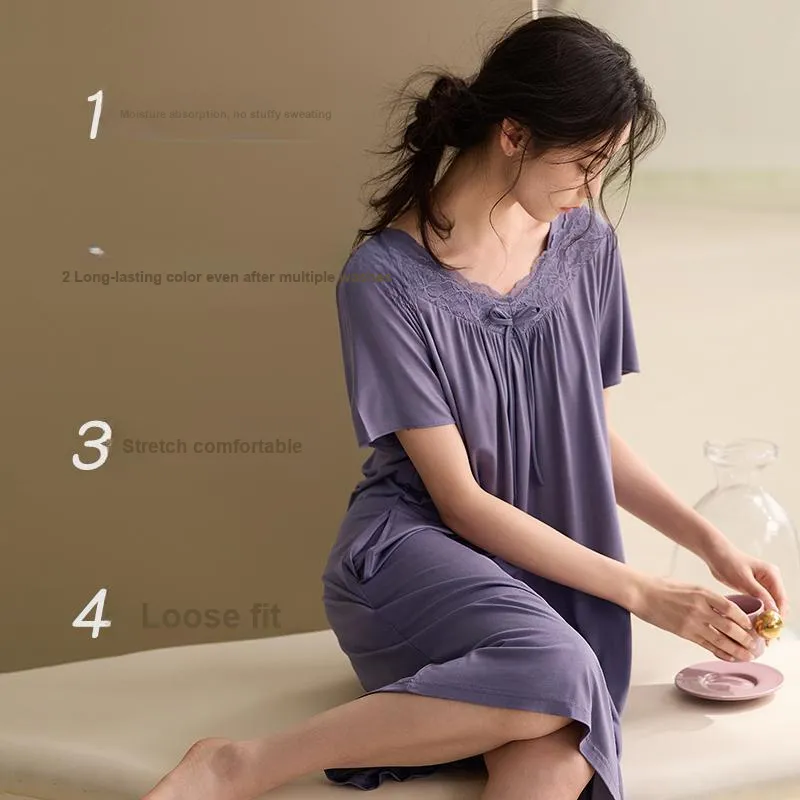 Xuan Liang Women's Nightgowns-5