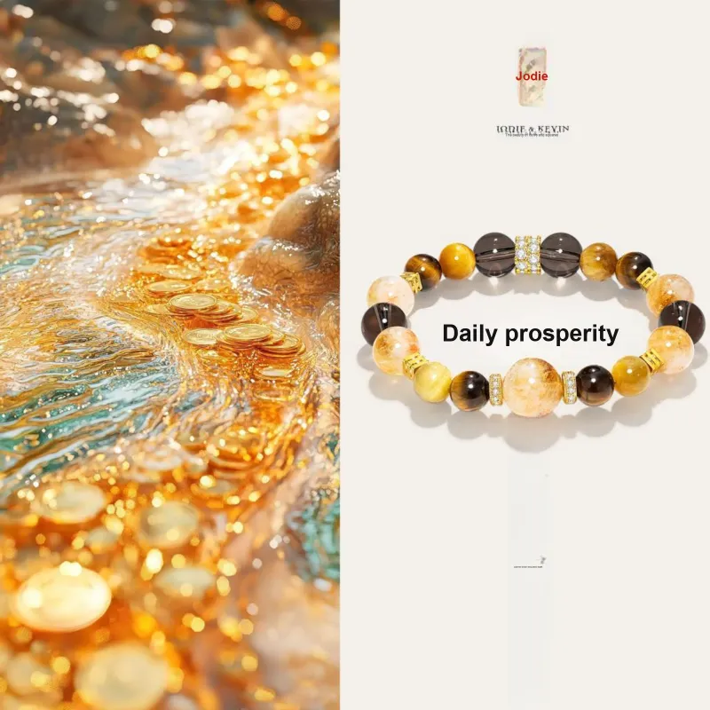 Jodie&Kevin Natural Citrine Bracelets Unisex-1