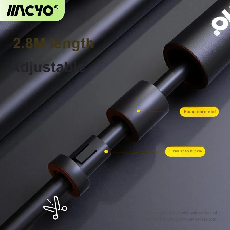 MACYO Fitness Training Non Countable Jump Ropes Eat Meat Twine Material PVC Handle Material PP 2.8M-31