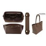 [Coach City 30]Brown Felt Liner+Dark Brown Invisible Shoulder Pads