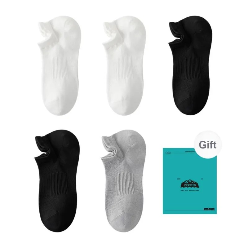 ZEROIN Ankle Socks Unisex 5 Pack-16