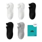 2 White+2 Black+Light Gray[Drawstring Bag]