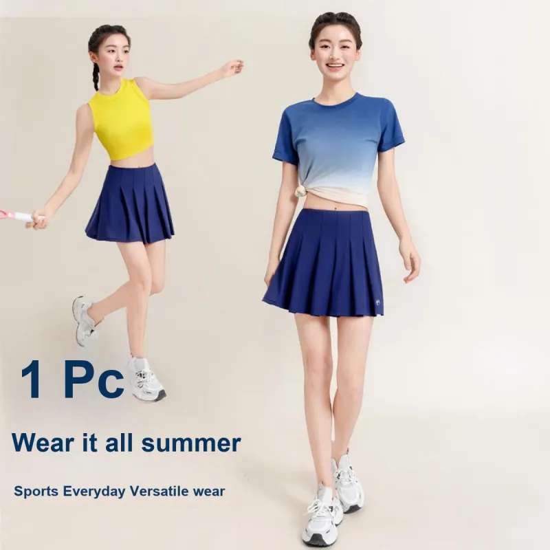 Barbie Yoga Skirts Women's Marine Blue-4