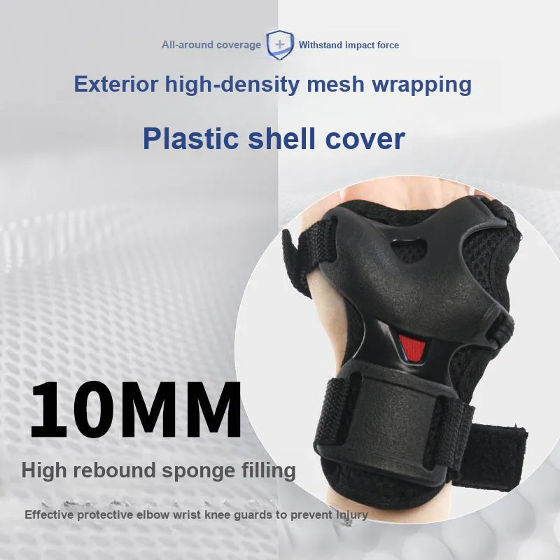 HEAD Roller Skating Protective Gears Unisex Black-5
