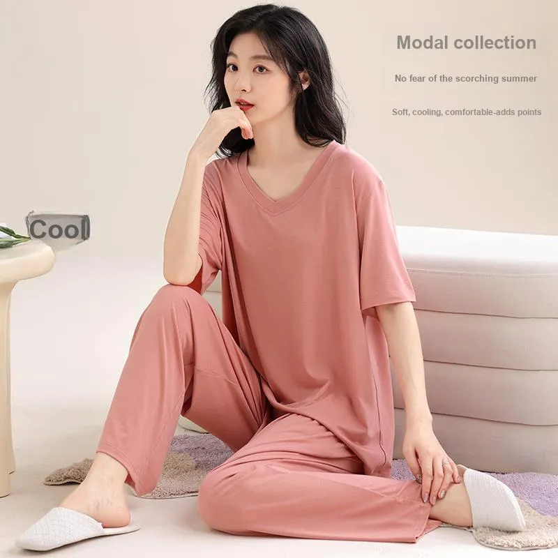 MADALLO Pajama Set Women's Pink-1